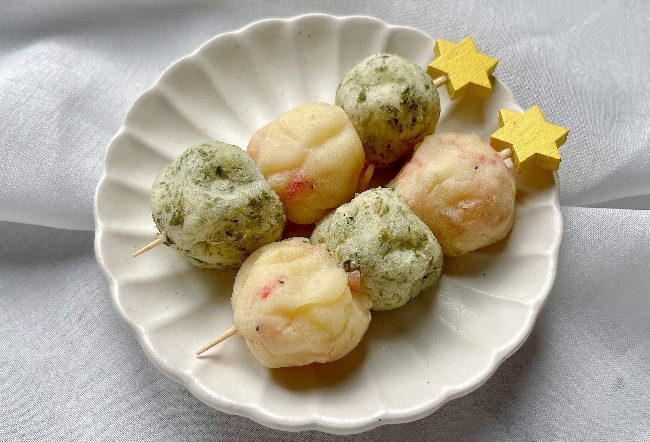 2色のコロコロ芋もち風【大倉実里】