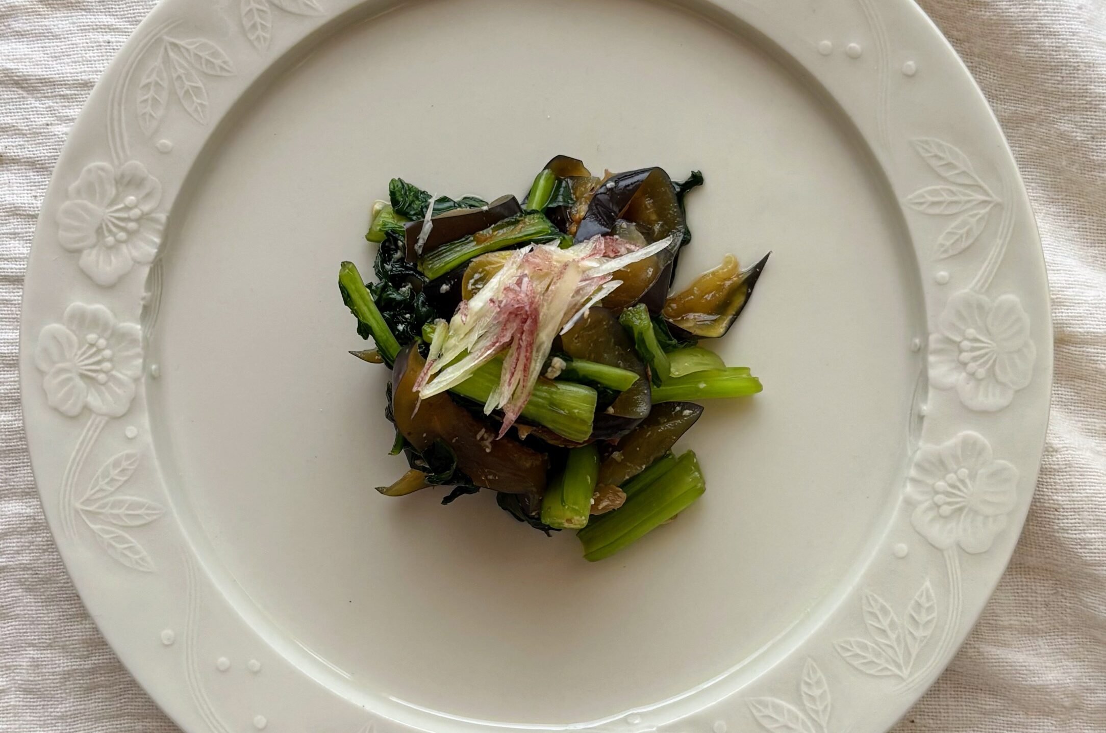 茄子と青菜で簡単！和え物【北倉瞳講師】