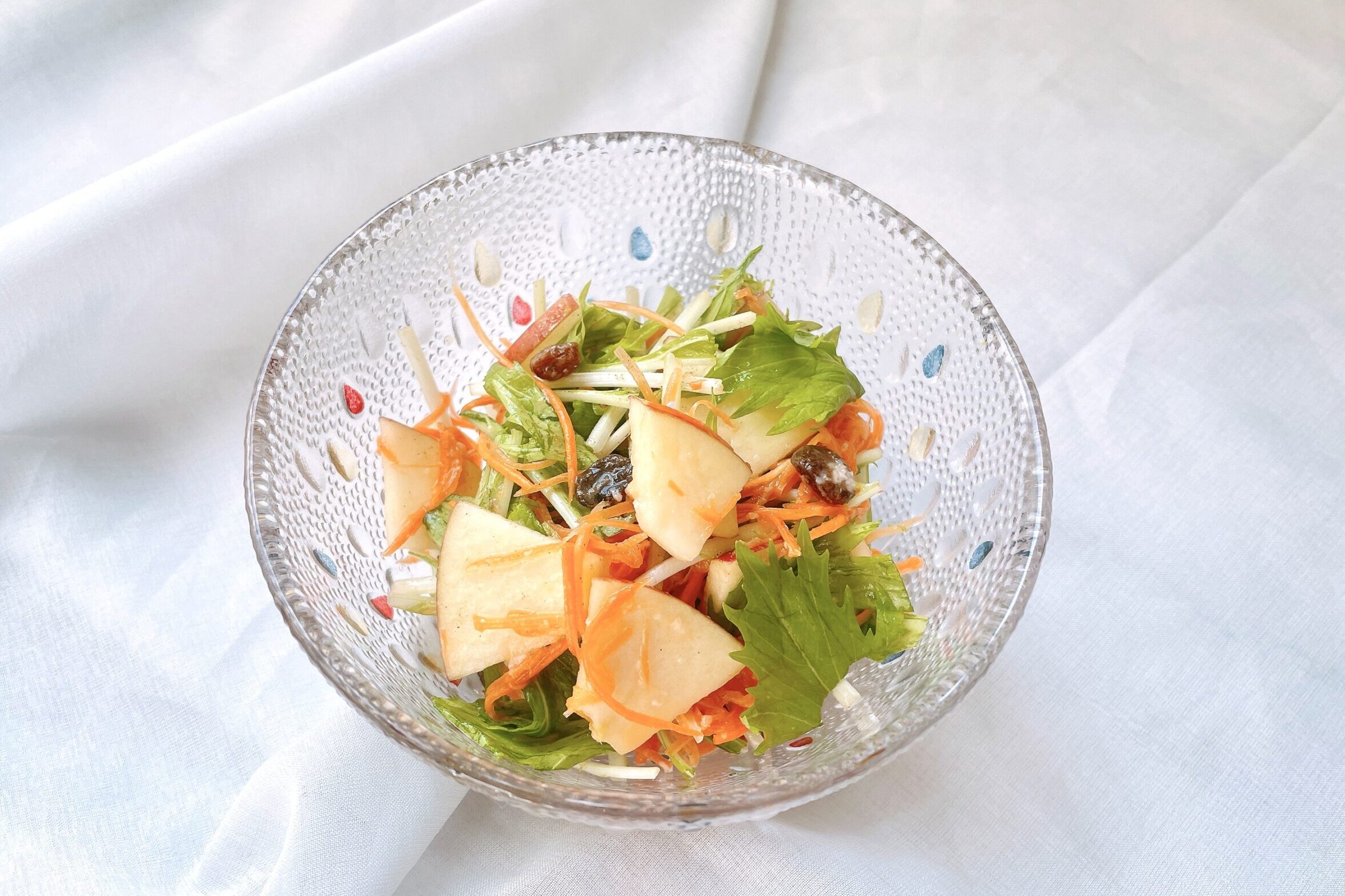 人参とリンゴの冬のスッキリサラダ【大倉実里】