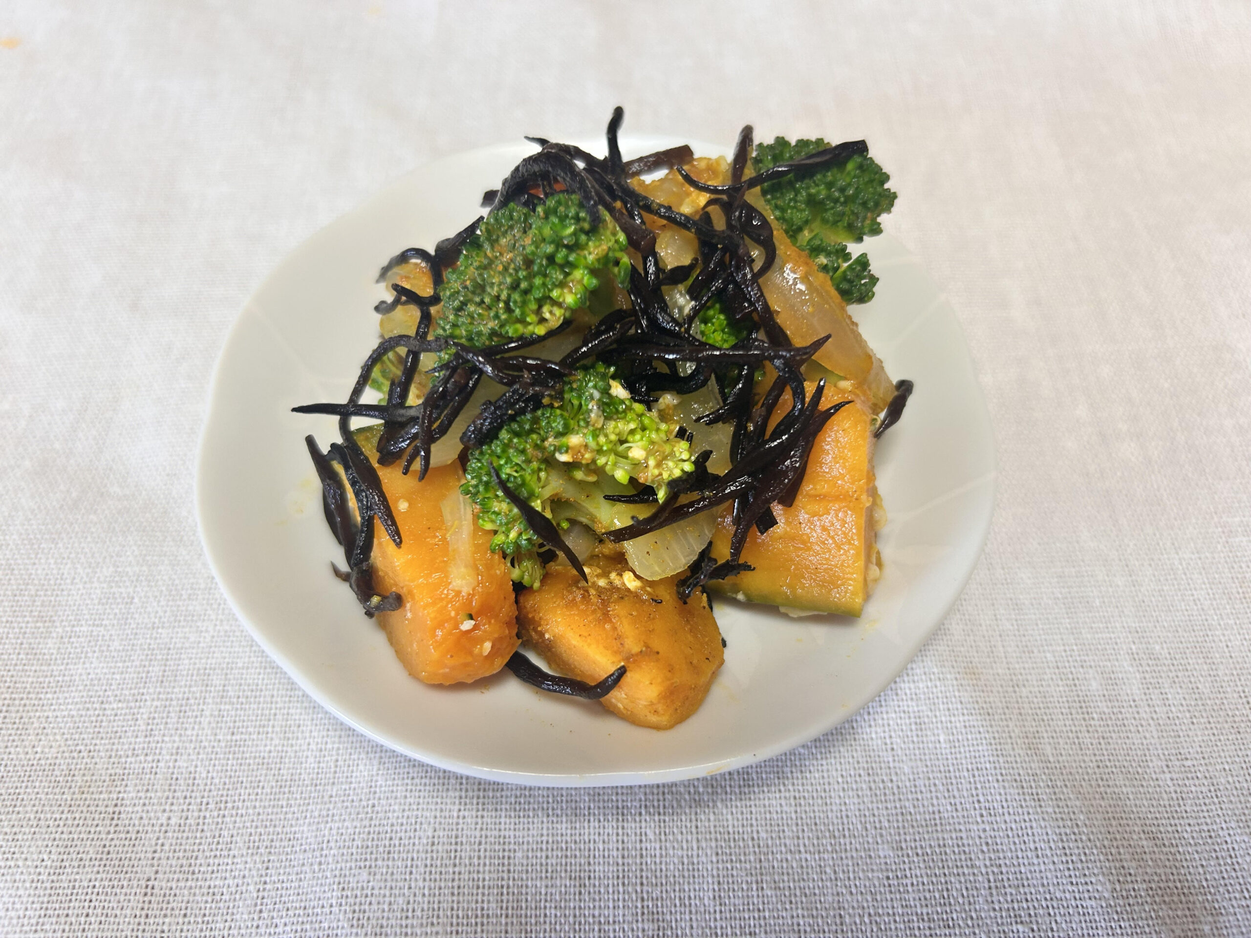 ブロかぼひじきのカレー和え【冨澤茜】