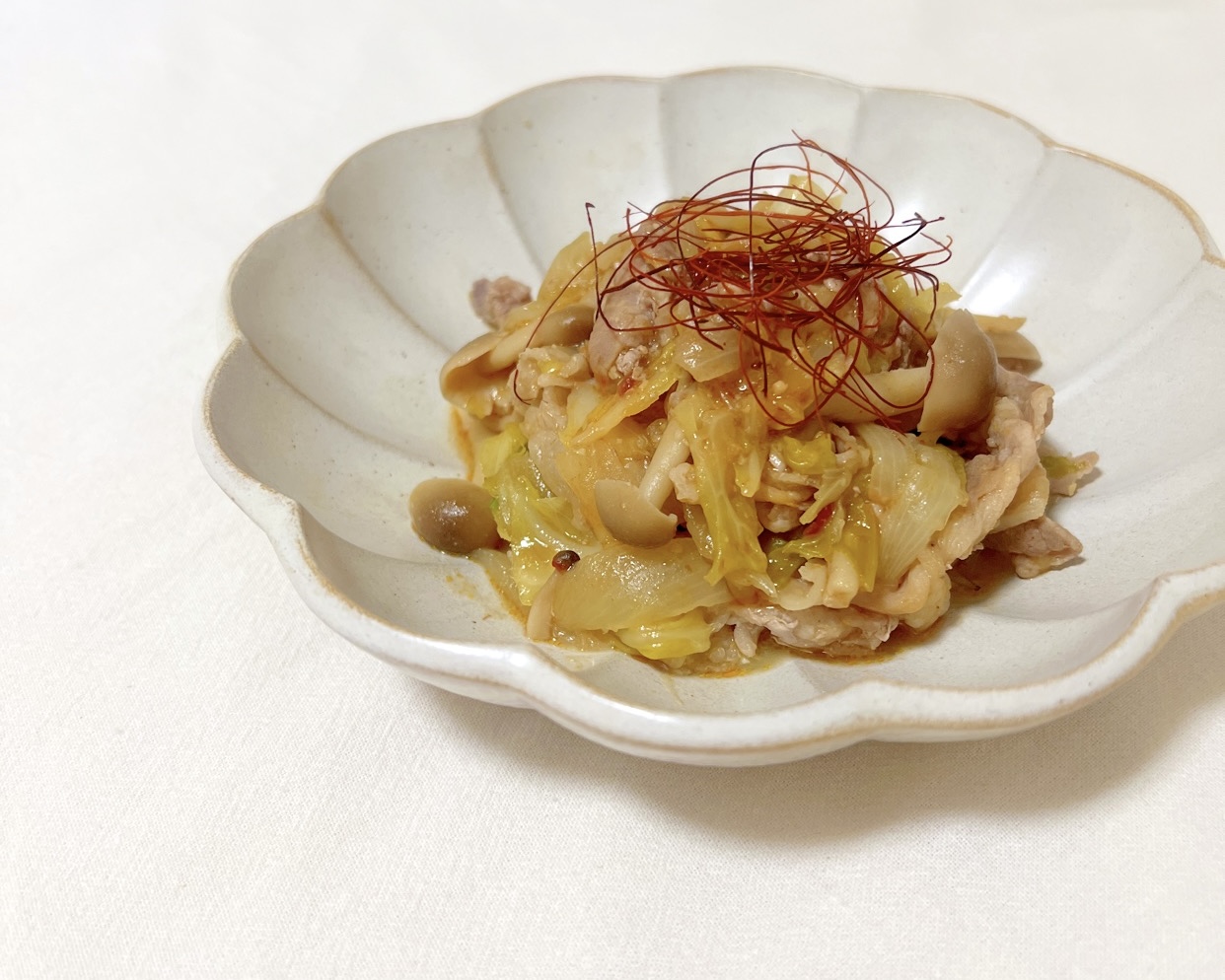 キャベツと豚肉の回鍋肉風【内藤えみ】