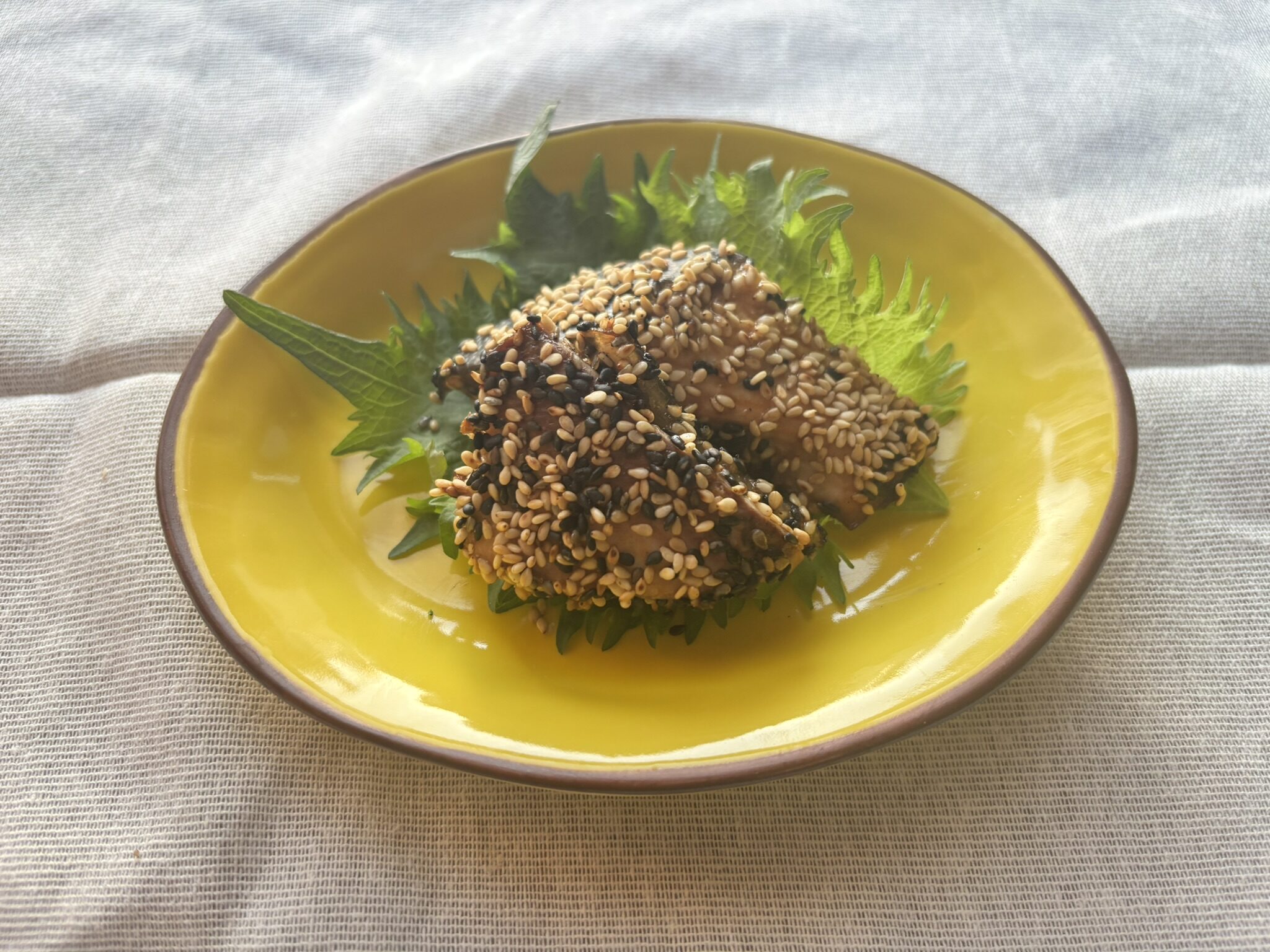 ブリのゴマ焼き【いりやさとみ】